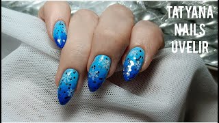 ЗИМНИЙ МАНИКЮР 2023/КОРРЕКЦИЯ ГЕЛЕВЫХ ТИПС/WINTER MANICURE 2023/RUSSIAN MANICURE