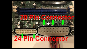 How to connect a 20 Pin PSU to a 24 Pin Motherboard!