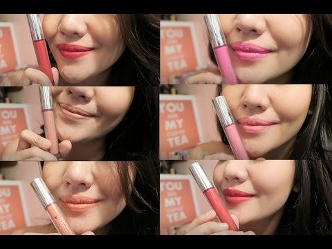 SWATCHES & REVIEW WARDAH EXCLUSIVE MATTE LIP CREAM 2016 / INDONESIA. 