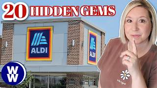 20 HIDDEN ALDI FINDS for WEIGHT WATCHERS Low Point Grocery Gems