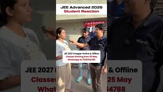 Saransh Sir at JEE Advanced 2026 Exam Center ❤️ Shocking Reaction 😱 #shorts #esaral #jee #jee2026