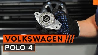 Cómo reemplazar Soporte de amortiguador VW POLO (9N_) - tutorial
