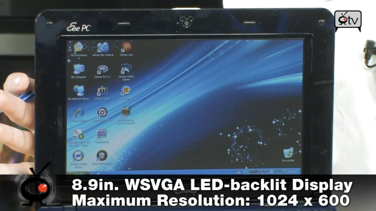 Asus Eee PC Disney Netbook - YouTube