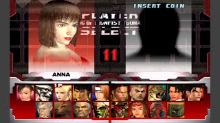 Tekken 3 [Arcade] - play as Anna Williams