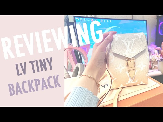 Louis Vuitton Tiny Backpack Bicolor Review, What Fits, Ways to