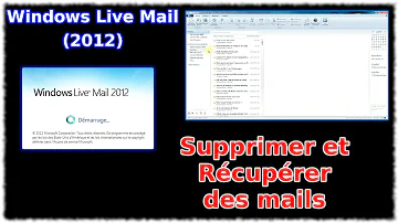 Comment récupérer les messages supprimés sur Windows Live Mail ?