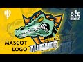 Alligator Logo | Mascot Logo Design Tutorial in Corel Draw 2020 | Pro Gaming Logo | Urdu/Hindi