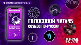 45-й инсайдерский чат Экосистемы Cosmos. Как анализировать NFT? Новинка от Bro. Понимающий!