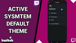 How To Active System Default Theme On Twitch Live Game Streaming App screenshot 2