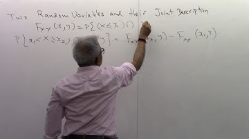 Pillai Grad Probability Lect. 5D: Two Random Variables and their Joint Description-1