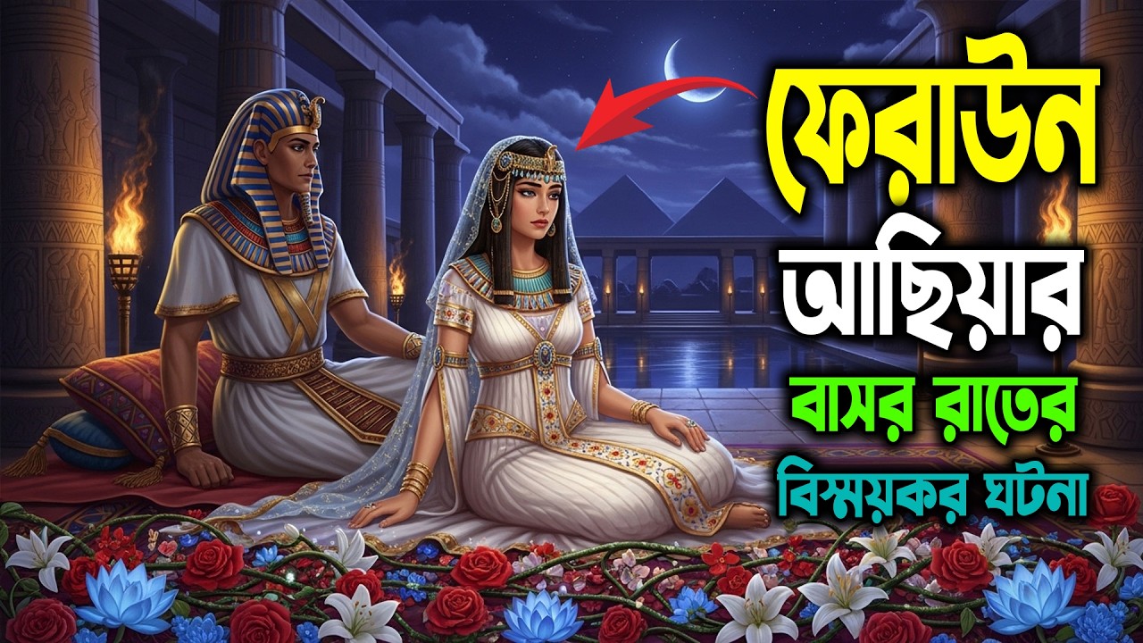 ফেরাউন ও আছিয়ার বাসর রাতের গোপন রহস্য! কুরআন কী বলে? | Islamic Bangla Story