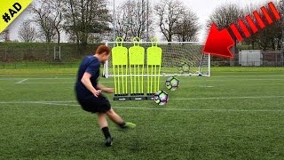 THE BEST FREE KICK CHALLENGE ON YOUTUBE!!! #TOPBINS