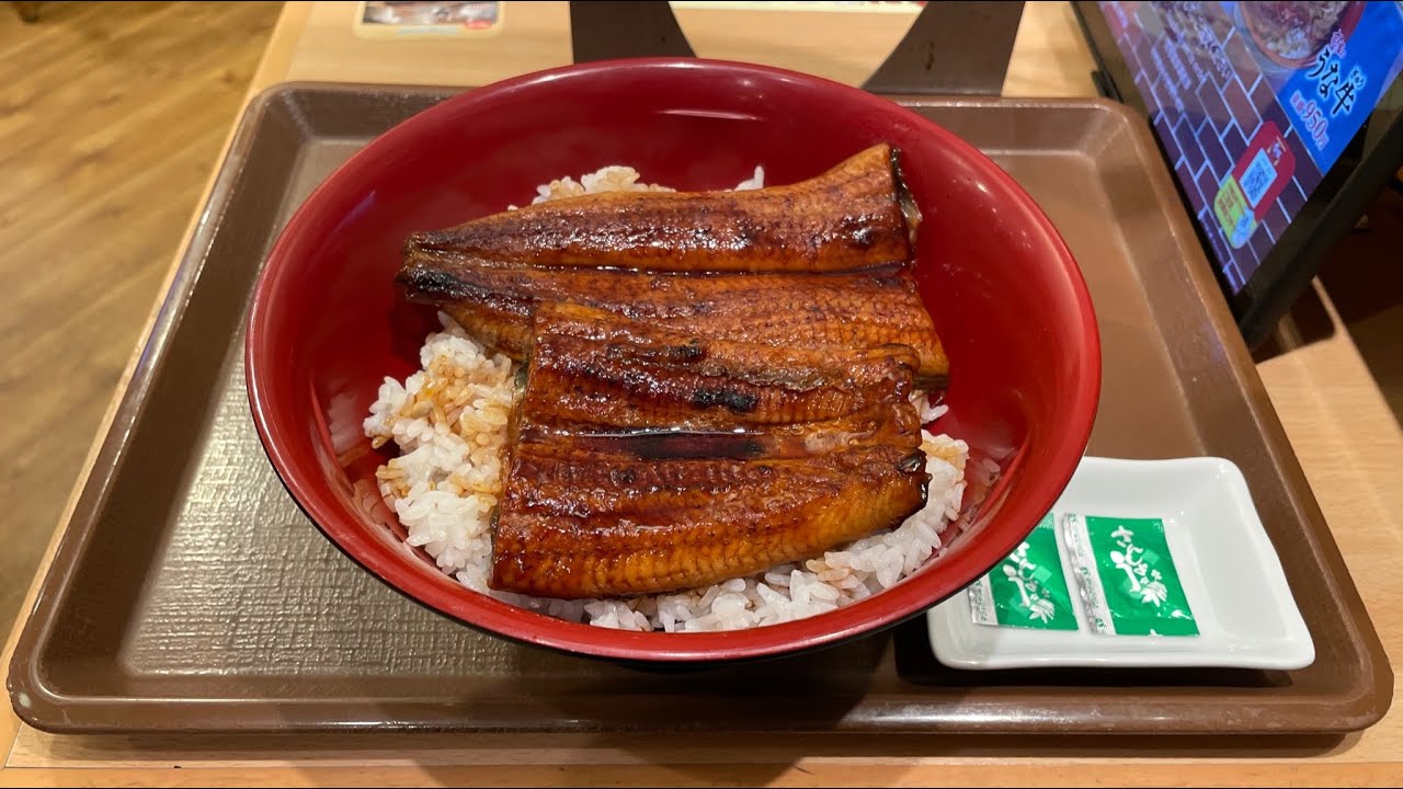 すき家の 特うな丼 が肉厚うなぎ2枚 大盛りごはんで贅沢な一杯でした Youtube