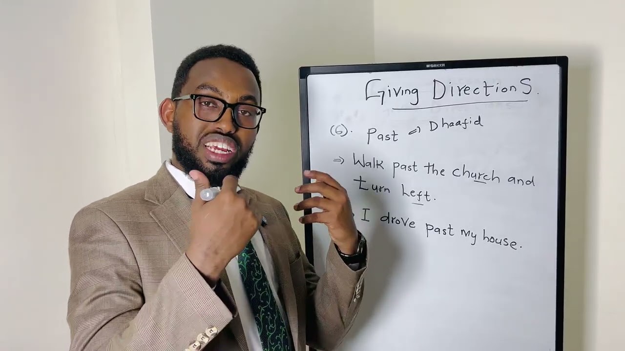 Ku Hadal LuuQada Englishka 15 DaQiiQo Ka Yar | Giving Directions in English!!