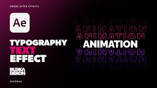 Information Typography Text Animation Tutorial in Adobe After Effects No Plugins News