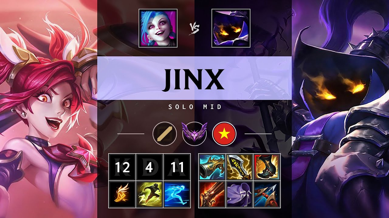 Jinx Mid vs Veigar - VN Master Patch 25.20