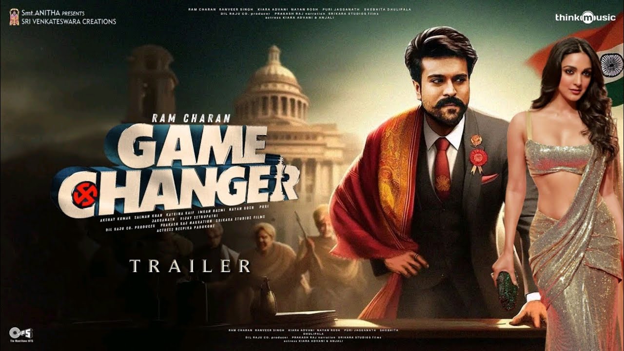 Game Changer - HINDI Trailer | RC 15 | Ram Charan | Kiara Advani | Prakash Raj | Kiara hot