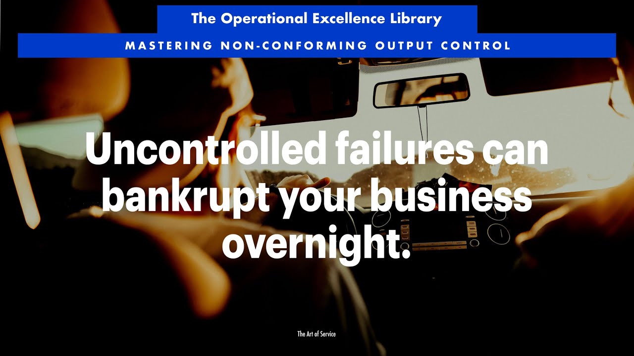 UNCONTROLLED FAILURES 1 Mistake That Can Bankrupt Your Business
