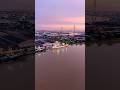 Beautiful sunset trail on  river front. #river #chaophrayariver  #sunsetview #bangkoktravel