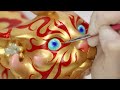 Year of the tiger asmr making process 4k  the sound of sculpting