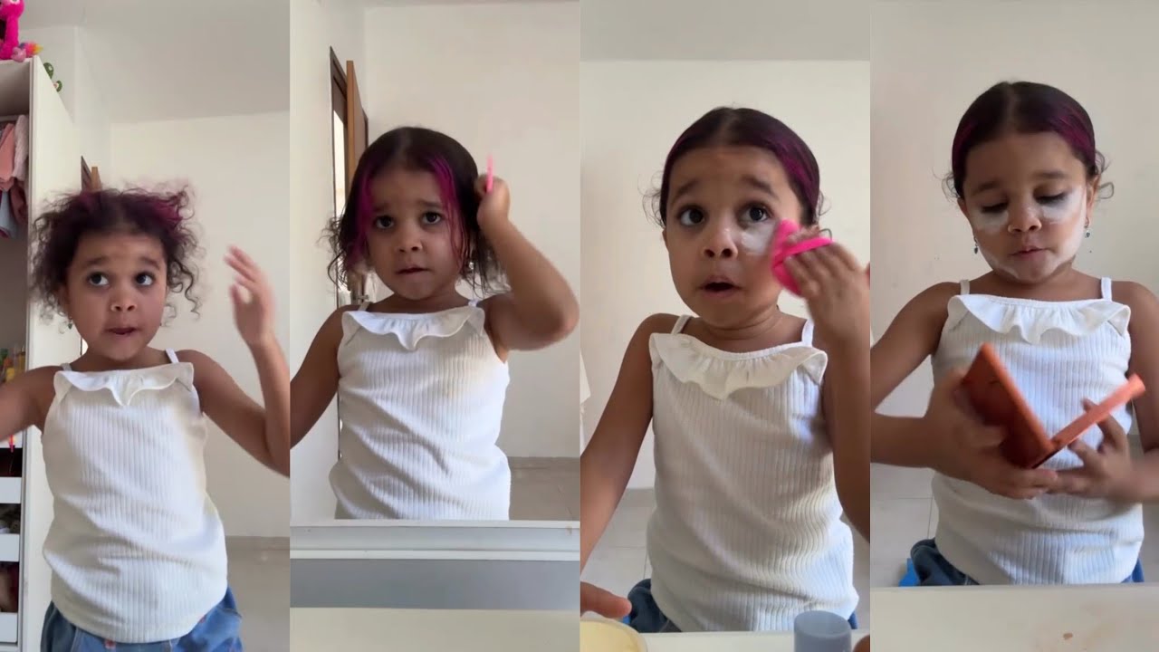 😍 ANDRIELLY SE ARRUMAR E SE MAQUEIAR PARA SAIR