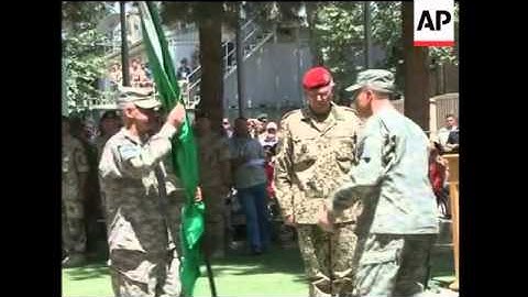 Handover ceremony to General Petraeus