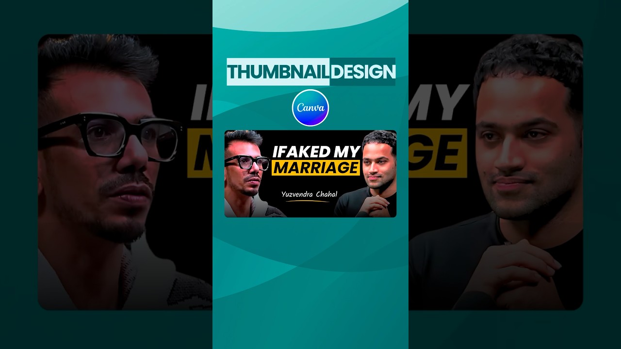 How To Design Raj Shamani Podcast Thumbnail | Canva Tutorial