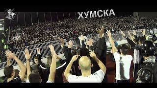 Video thumbnail of "Grobari sa igračima posle pobede : Skači, igraj, napadaj ! | Partizan - Skënderbeu,  02.11.2017."