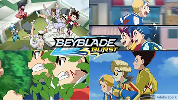 Funny Races/Chases in Beyblade Burst - Funny Anime Momentsベイブレードバースト