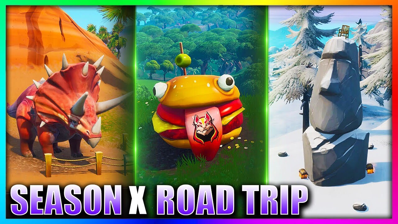 "Visit Drift Painted Durr Burger Head, Dinosaur, and Stone