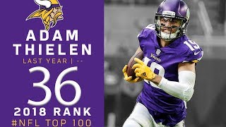 #36: Adam Thielen (WR, Vikings) | Top 100 Players of 2018 | NFL