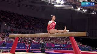 Philippa BUSUTTIL (MLT) [BB 12.800] Glasgow 2026 Commonwealth Games_WAG Balance Beam Final