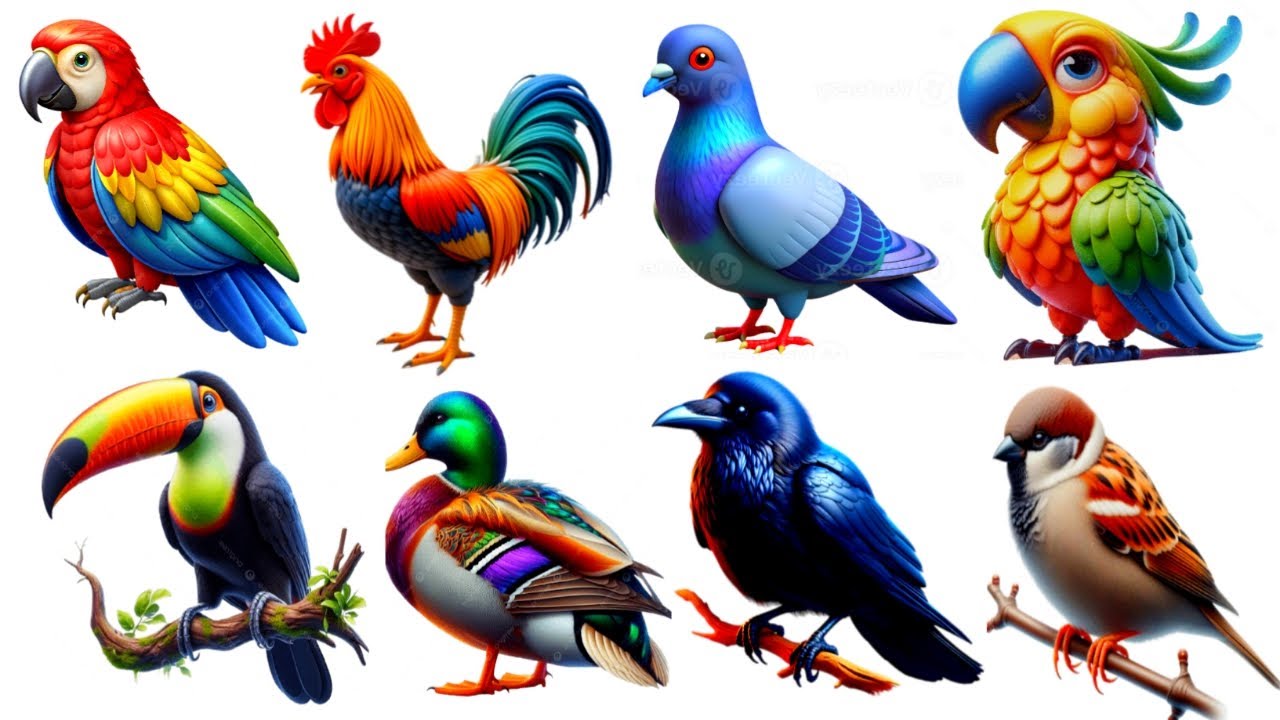 Bird name | Bird name for kids | পাখির নাম |বিভিন্ন ধরনের পাখির নাম বাংলা ও ইংরেজিতে | type of bird|