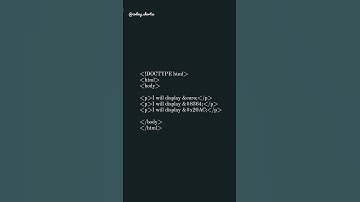 HTML symbol entities | Euro symbol #euro #viral #shorts #shortvideo