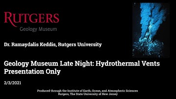 Presentation Only --  Hydrothermal Vents Late Night