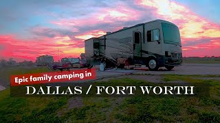 2 Epic Camping Destinations in Dallas Fort Worth Full time RV living with kids