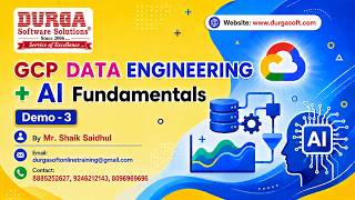 GCP DATA ENGINEERING + AI Fundamentals tutorials || Demo - 2 || by Mr. Shaik Saidhul