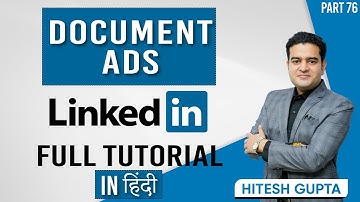 LinkedIn Document Ads Tutorial | How to create Document Ads in LinkedIn | #documentads #linkedinads