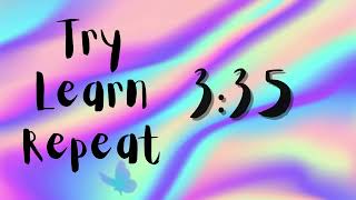 5 Minute Motivational Classroom Timer - Try Learn Repeat