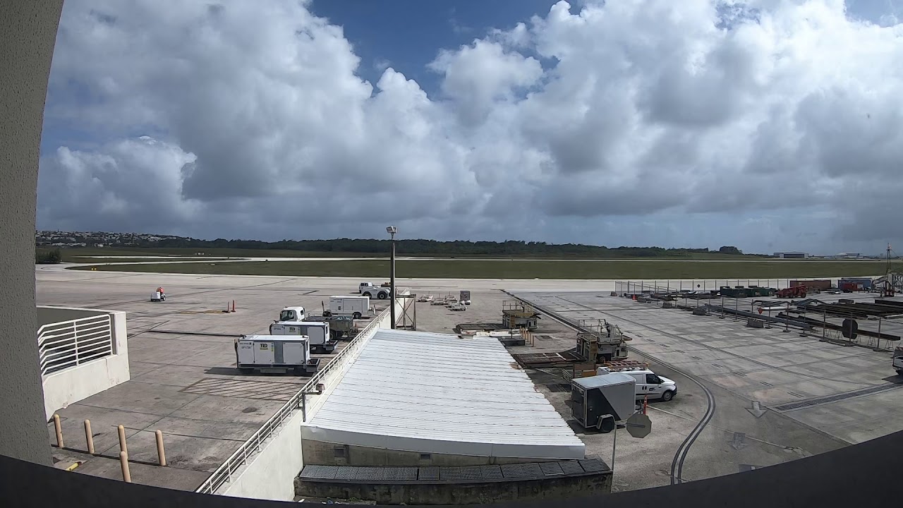 Timelaps at Guam Airport
