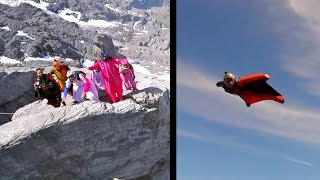 120mph! WINGSUIT FLYBY