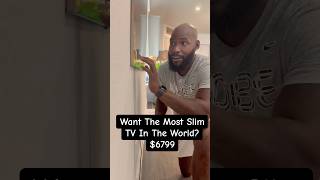 Thinnest tv In the world LG W6 Wallpaper