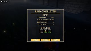 Thunderspears solo raid (Aberrant) 2:41 | AoT: Revolution