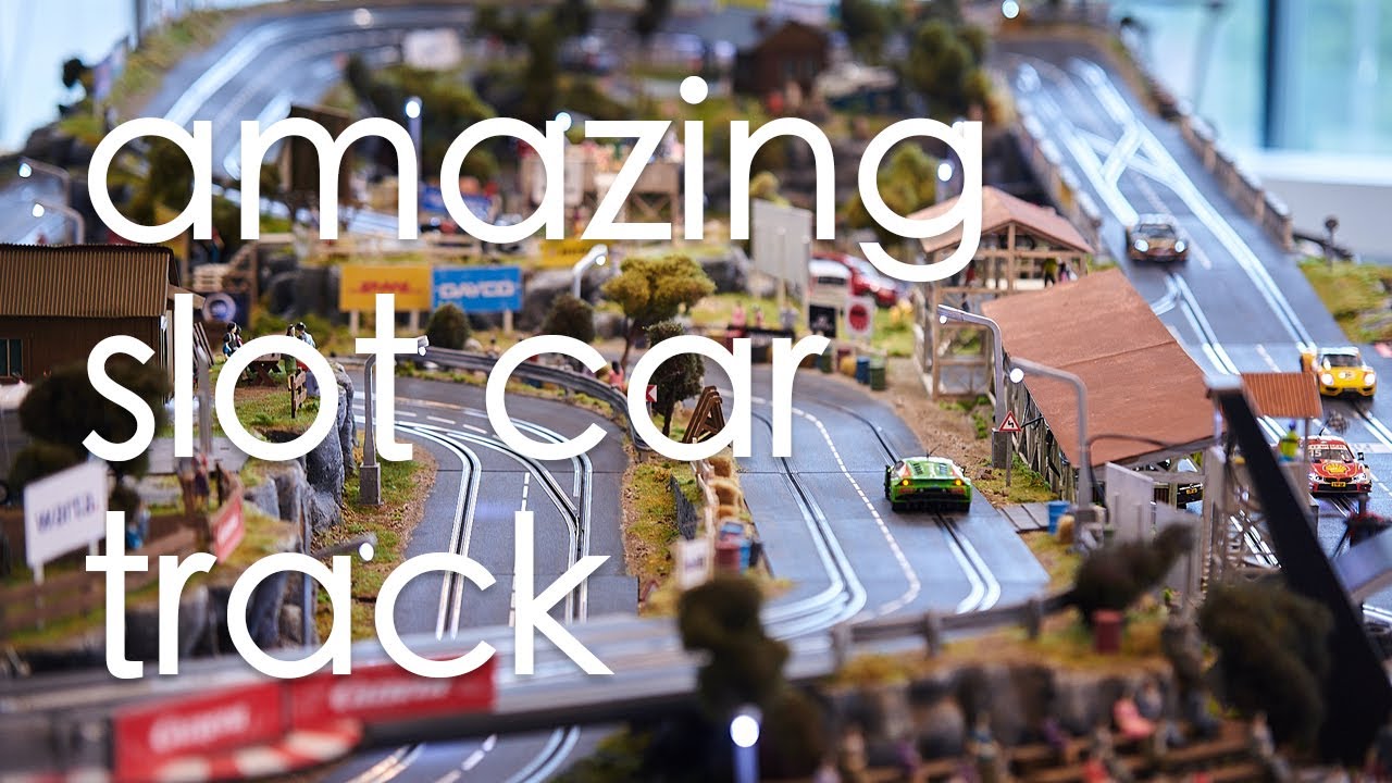 Amazing slot car track Carrera Digital 132 - Rustic Hill 2020 - YouTube