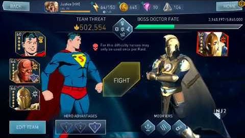 Injustice 2 mobile | CSM, Hellboy, DF on DF| 1.7 mil|