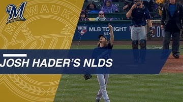 Josh Hader helps lead Brewers to NLCS