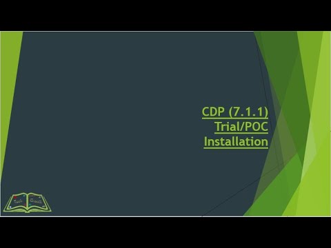 CDP-7.1.1 Installation (Part-1) - YouTube