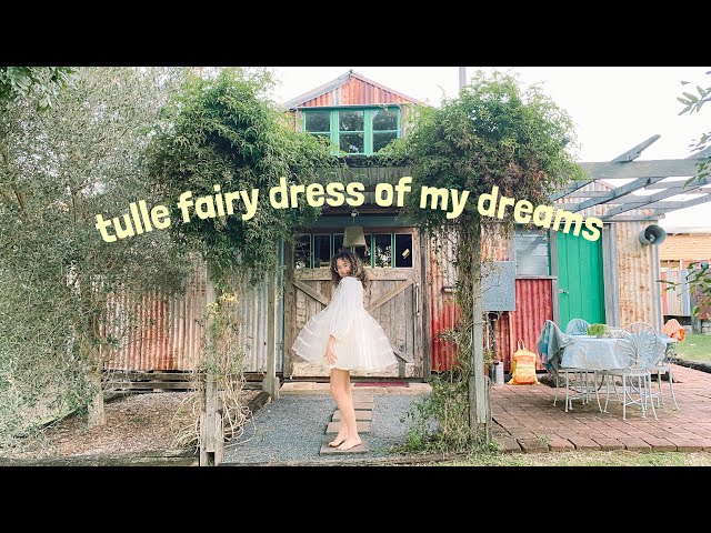 how to make a tulle fairy dress My fairy dress