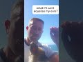 Beginner diving Equalising ears