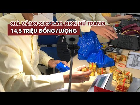 Video Giá vàng SJC cao hơn nữ trang 14,5 triệu đồng/lượng - youtube